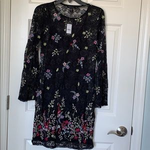 New Look Long Sleeved Lace Dress-Size 4 (NWT)